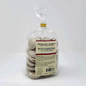 11188 Hermann the German Glazed   Pfeffernuesse Iced Gingerbread cookies Bag  7. oz - German Specialty Imports llc
