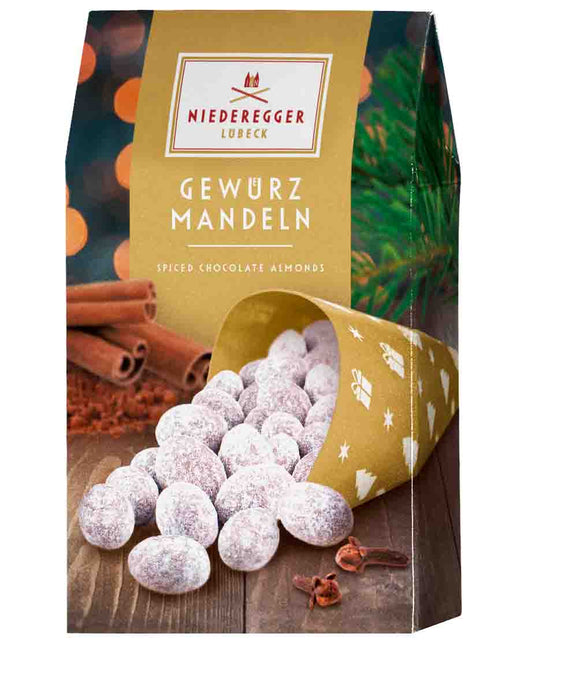 750703  Niedegger Spiced Chocolate Almonds - German Specialty Imports llc