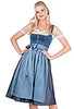 932475-020057 Modell: Gy-11-Petersdorf,dove blue ,75 cm skirt length Marjo Dirndl - German Specialty Imports llc