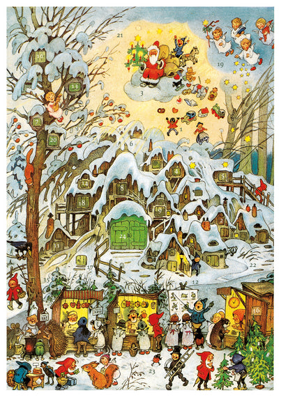 Korsch Verlag 20321-10391 Advents Calendar Forest Christmas Market