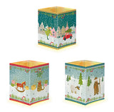 22235-12514 Country side   Tea Light Advent Calendar Card  with envelope