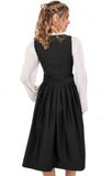 917975-020057 Modell: GR-10-Otterfing, asphalt , Midi 75 cm  skirt length Marjo Dirndl - German Specialty Imports llc