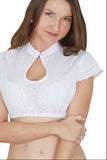4157 Fuchs Eyelet Dirndl Blouse