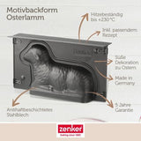 Zenker Easter lamb 3D baking mold  900 ml