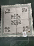 Weberei Schatz Woven Linen Tablecloth with Alpine  Flower Design in different colors - German Specialty Imports llc