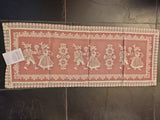 Weberei Schatz Woven Linen Tablecloth with Bavarian Dancer Design in different colors