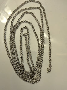 Dirndl bodice chain  (antique-silver-colored)