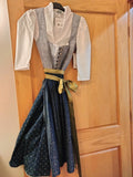 2 pc Stockerpoint  Elegant Dirndl Dress Eleen with Beautiful Apron 65 cm - German Specialty Imports llc