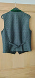 282285 Vest by Hammerschmid, DARK GREEN DESIGN ON DARK GREY