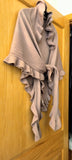 Purset / Luise Steiner  knitted shawl /scarf with playful scalloped edging