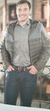 242 8602- 55 Henry Stepp Jacket by Hammerschmid, OLIVE GREEN / GREY - German Specialty Imports llc