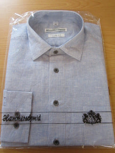 241 1312  Hammerschmid  Men Trachten Shirt blue white striped