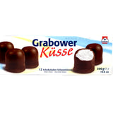 15GE63 Grabower Topkuss  Kuesse Schokolade Foam Kisses Dark Chocolate 12 pc.