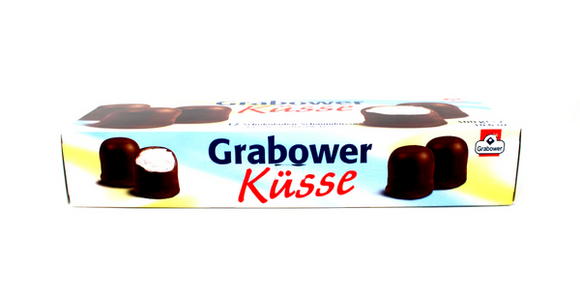 15GE63 Grabower Topkuss  Kuesse Schokolade Foam Kisses Dark Chocolate 12 pc.