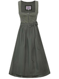 919170-020057 Modell: GR-10-Riegsee, olive ,Midi 70cm and 75 cm skirt length Marjo Dirndl - German Specialty Imports llc