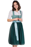 696456-020041 Modell: GR-8- Conny bottle green , 65 cm skirt length Marjo Dirndl - German Specialty Imports llc