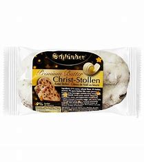 02GE79 Schluender Traditional Butter Christ Stollen in cello pack 17.6oz