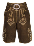 252-8410-63 Hammerschmid Lederhose Ried  Men Trachten  Lederhosen Leather Pants, dark brown - German Specialty Imports llc