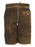 252-8410-63 Hammerschmid Lederhose Ried  Men Trachten  Lederhosen Leather Pants, dark brown - German Specialty Imports llc