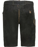 Hammerschmid Lederhose Rosenheim  Men Trachten  Lederhosen Leather Pants, black  antique - German Specialty Imports llc