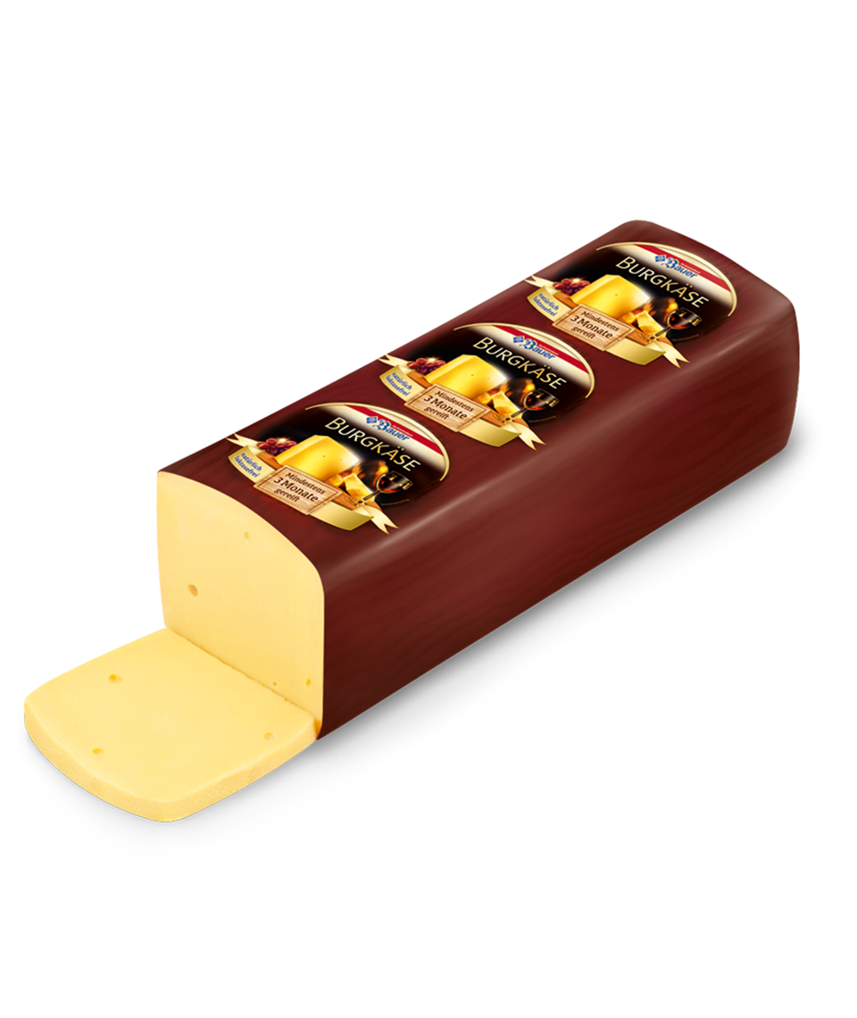 01GE12B Bauer Burgkaese Castle Cheese 0.5 lb pc – German Specialty ...