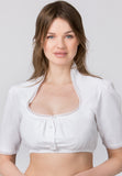 Stockerpoint Everly  Dirndl Blouse with shawl collar short sleeves