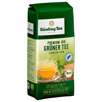 180 g Buenting BIO Green Tea Pack – German Specialty Imports llc