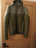 21071002 242-8602  Grey/ olive green Hammerschmid  Jacket with Hood