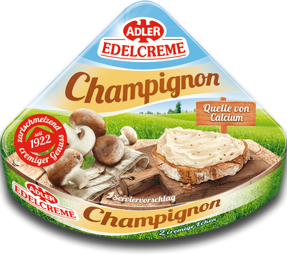 Adler Edelcreme Spreadable Champignon / Mushroom  Cheese