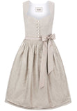 Daniela Taupe Stockerpoint Dirndl  70 cm skirt length - German Specialty Imports llc