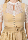 Daniela Yellow Stockerpoint Dirndl  70 cm skirt length - German Specialty Imports llc