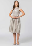 Daniela Taupe Stockerpoint Dirndl  70 cm skirt length - German Specialty Imports llc