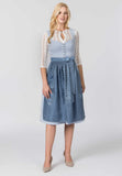 Daniela Blue  Stockerpoint Dirndl  70 cm skirt length - German Specialty Imports llc
