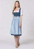 Wiesnwuid Dirndl Fanny , blue 60 cm - German Specialty Imports llc