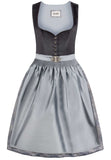 Indira Stockerpoint Dirndl  70 cm aubergine and graphite