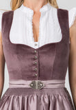 Indira Stockerpoint Dirndl  70 cm aubergine - German Specialty Imports llc