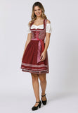 Kim Stockerpoint  EDELWUID Dirndl burgundy