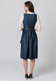 Olivia  Stockerpoint Dirndl  70 cm  Blue - German Specialty Imports llc