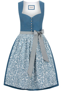 Stockerpoint Dirndl RHIANNA 70 cm blue