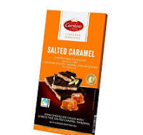 11533 Ch Carstens Dark Chocolate Salted Caramel  Marzipan Luebecker finest Selection - German Specialty Imports llc
