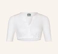 191 2931 - 00 Hammerschmid Carola  Dirndl Blouse high cut in beautiful linen lace design with half length sleeves