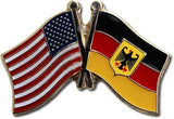German / American Friendship Lapel Pin - German Specialty Imports llc