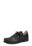 Carlo  Haferl Shoe Black Nappa Leather  with Leather Sole