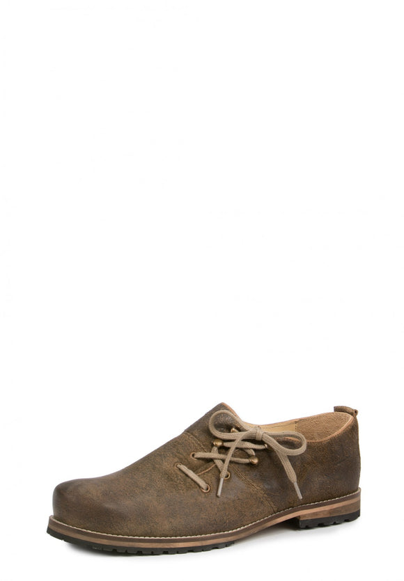 Stockerpoint Edwin Haferl Shoe Light Brown speckled and black nappa - German Specialty Imports llc