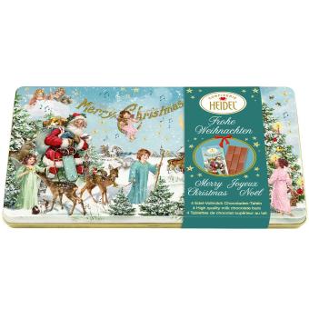 200142 Confiserie Heidel Chocolate Angel Fancy Box Nostalgia 4.2 oz - German Specialty Imports llc