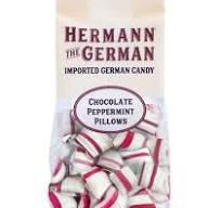Hermann the German Chocolat filled  Peppermint Pillow  Candy - German Specialty Imports llc