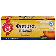 25 x 2.8 g  jug portion Teekanne Ostfriesen Teefix Bags East Frisian Tea - German Specialty Imports llc