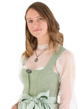 919170-020057 Modell: GR-10-Riegsee, olive ,Midi 70cm and 75 cm skirt length Marjo Dirndl - German Specialty Imports llc