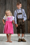 55809 Isar Trachten Children Trachten Knee length Leather Pants "Kniebund Lederhosen"  with Bone Buttons  in different colors