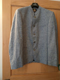 251-8124-40 Hammerschmid Conrad Linen Men Trachten Jacket/ Janker / Sacco blue - German Specialty Imports llc